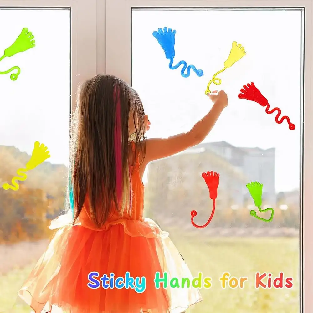 Stretchy Foot Toy 10X Retractable Foot Novelty Amusements Elastic Pinching Game For Birthday Goodie Bag Stuffers Classroom