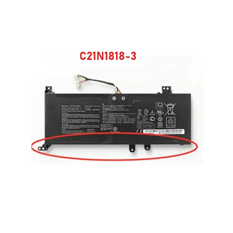 NEW C21N1818-1/2/3 Laptop Battery For ASUS VivoBook 15 X512DA X512JA X512FJ X512FL X512J F512FA F512DA F512JA F512FB F512FJ