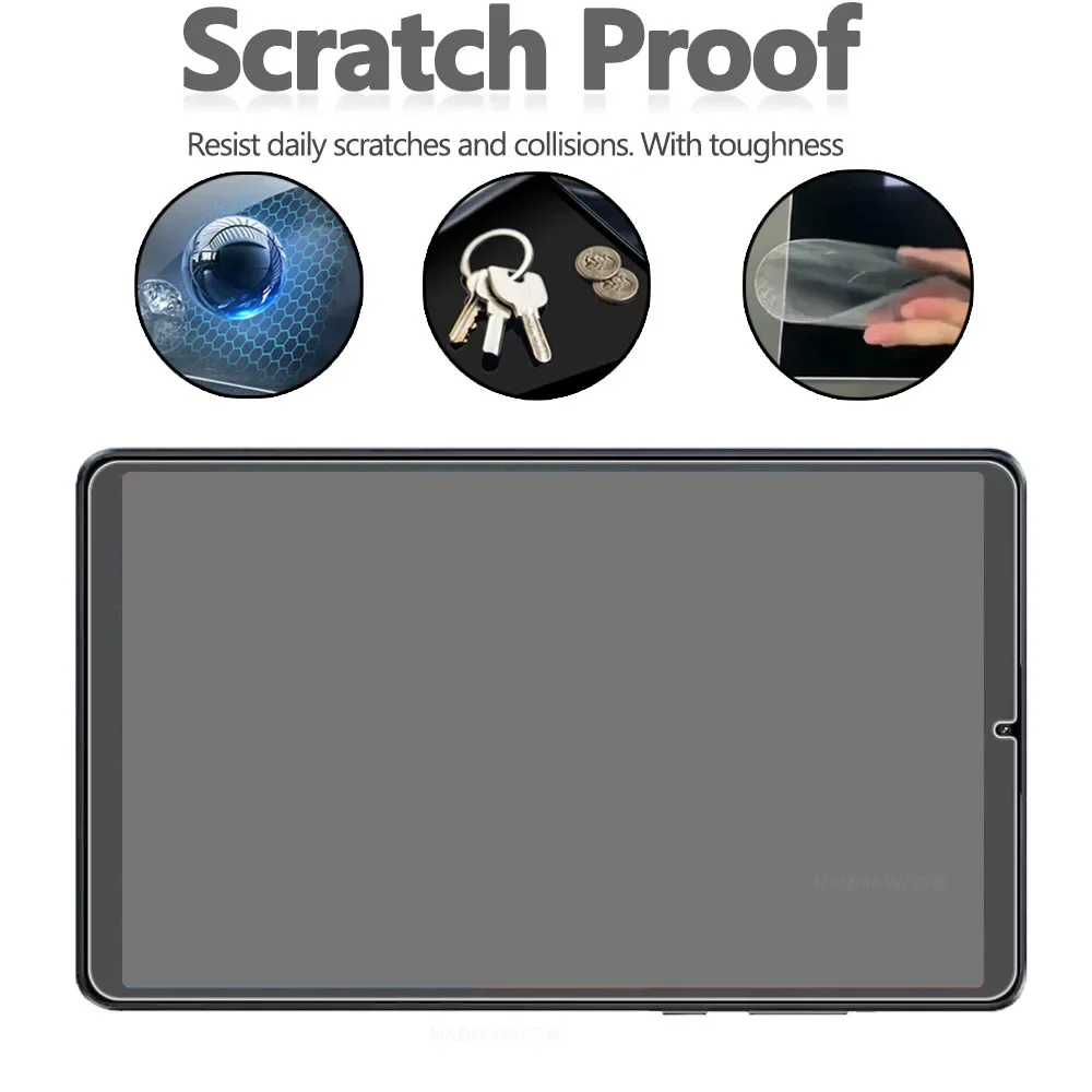 2 Pieces Ultra Clear Screen Protector HD Hard Film Scratch Proof Tempered Glass For Xiaomi Redmi Pad SE 8.7-inch 4G WiFi Display