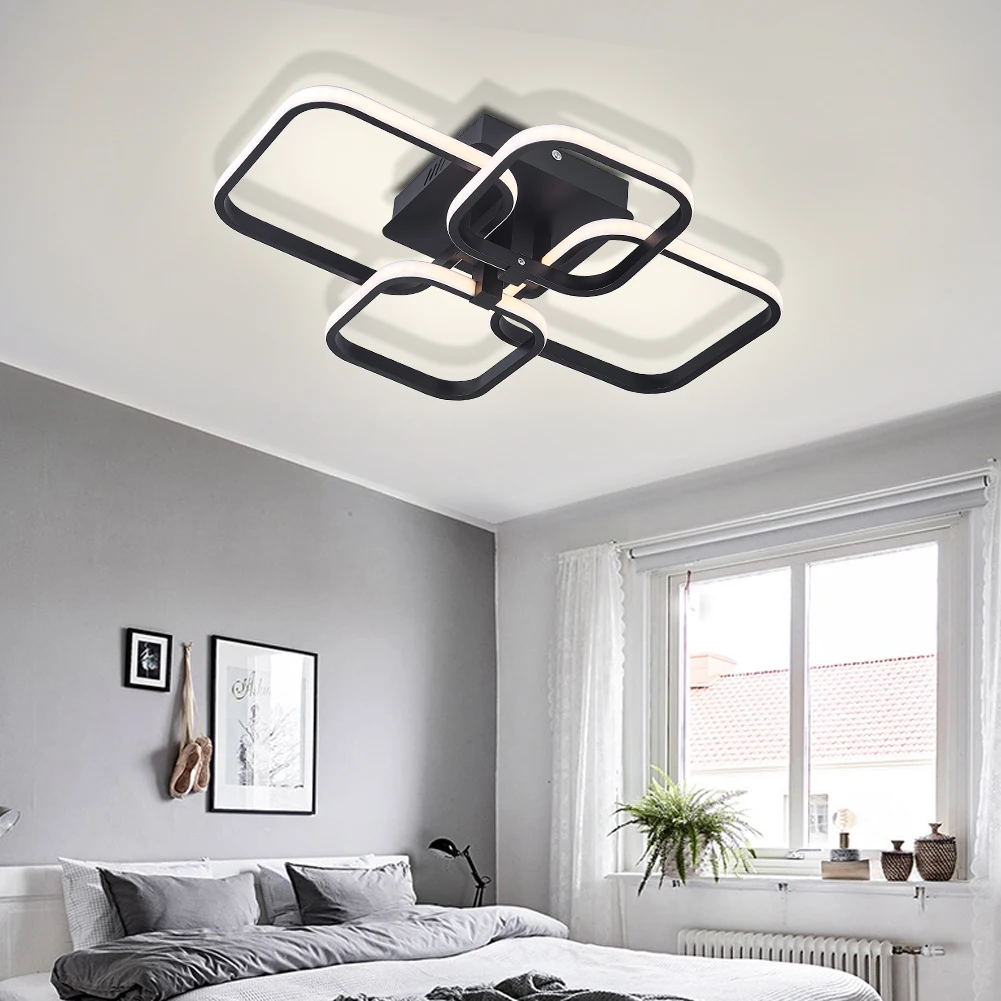 Voltsify Contemporary LED Energy-efficient Semi Flush Ceiling Light for Living Room Bedroom