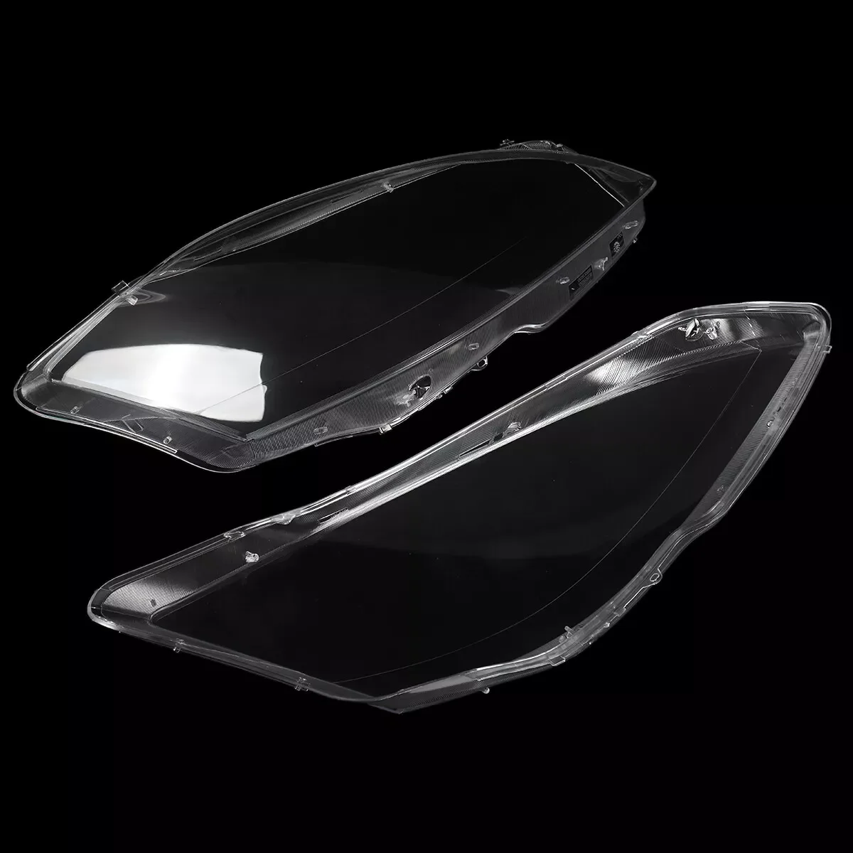 Headlight Shades For Mercedes-Benz S-Class W221 S350 S550 S63 AMG 2010-2013 Lampshade Headlight Lens Headlamp Cover Shell