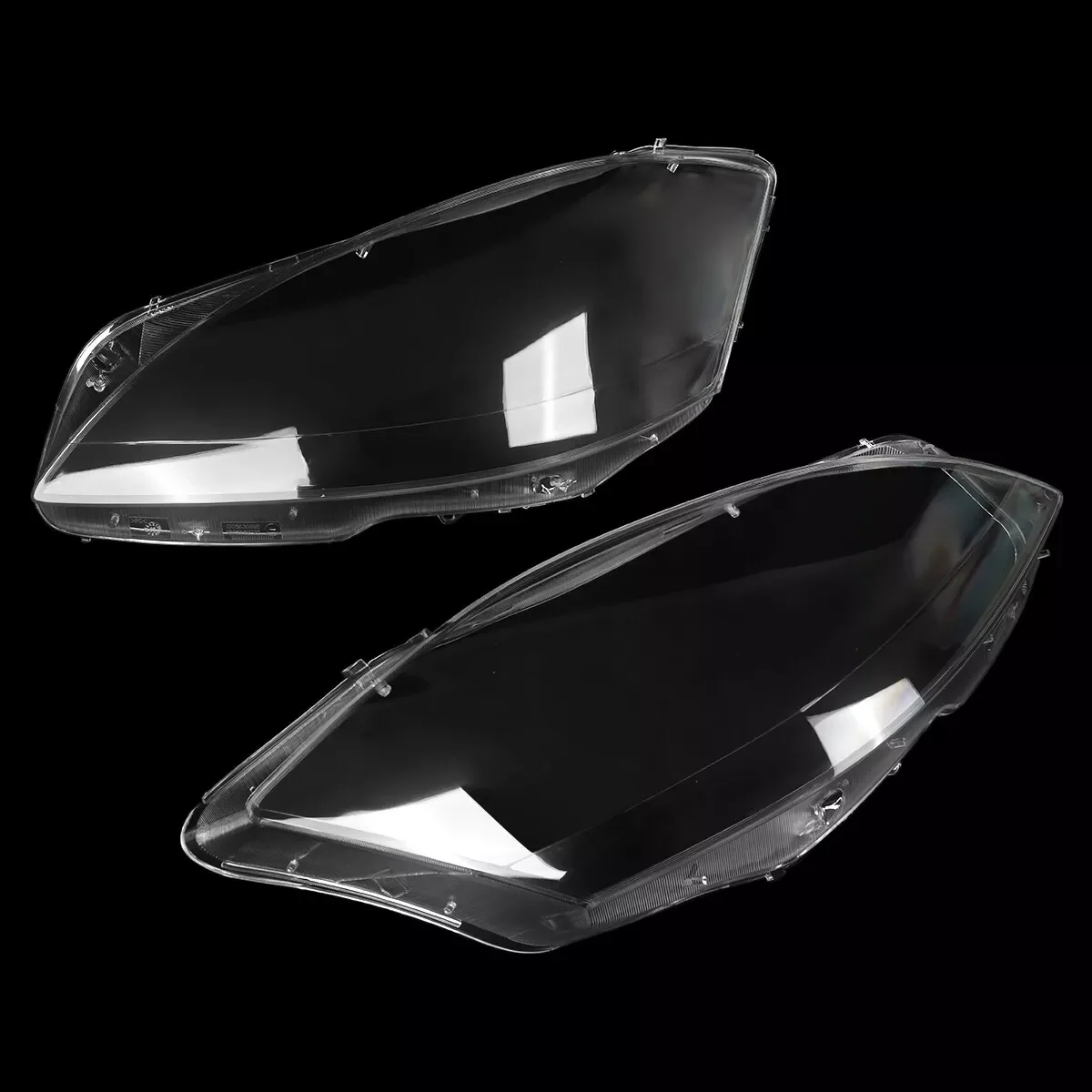 Headlight Shades For Mercedes-Benz S-Class W221 S350 S550 S63 AMG 2010-2013 Lampshade Headlight Lens Headlamp Cover Shell