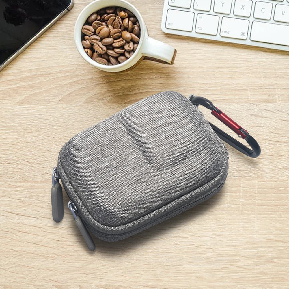 Portable Storage Bag for DJI OSMO Action 5 Pro/4/3 Double Zipper Travel Case with Carabiner Storage Box Protective Box Accessory