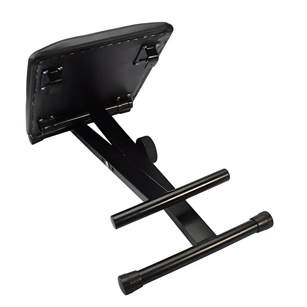X-Style Keyboard Bench Electronic Piano Stool Height Adjustable Foldable With Anti-Slip Rubber Soft and comfortable, Black