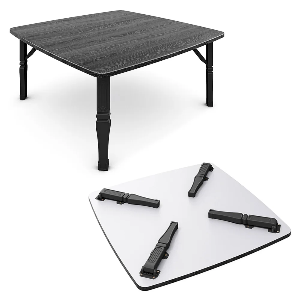 Modern multifunctional wooden folding coffee table dining table, retro square dining table