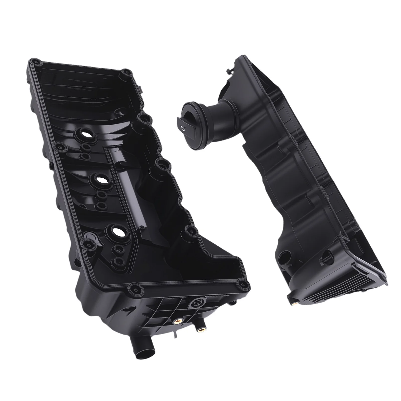 Cylinder Head Cover Pair for VW Touareg Porsche Cayenne 3.0 TDI 95810513510