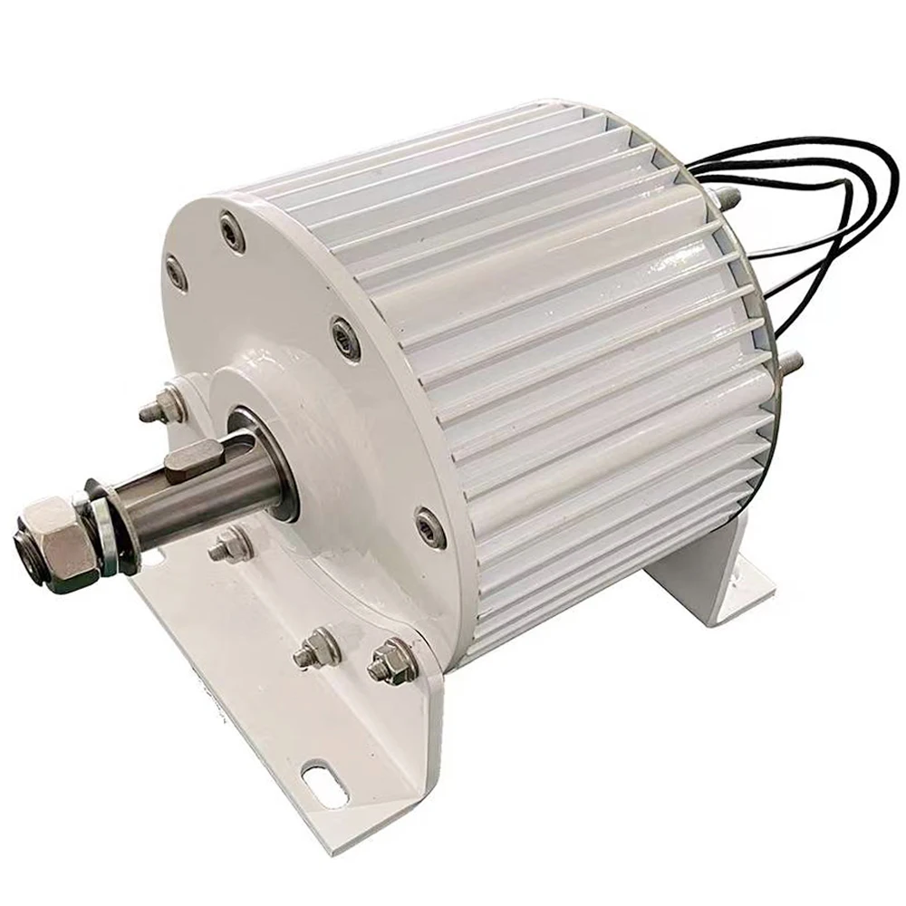 Europe Warehouse Home Use Permanent Magnet Generator 3000W 5KW 10KW 220V 380V Dynamo With Base Alternator for Wind Water Turbine