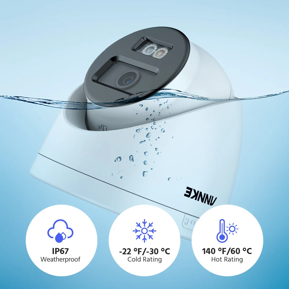 ANNKE 12MP POE Video Surveillance System 8CH NVR With 4/8 PCS 12MP security camera kit IP67 Weatherproof ip camera outdoor
