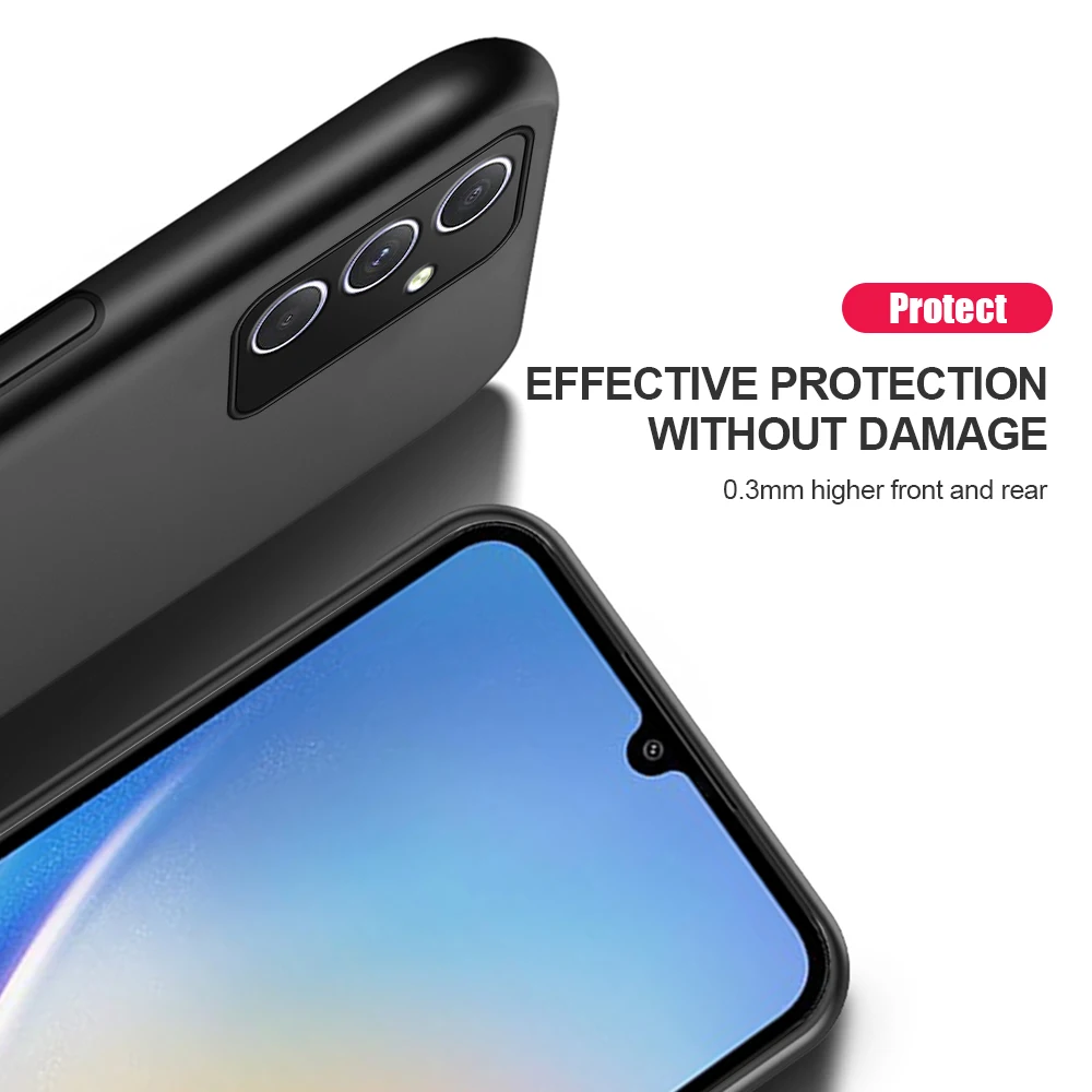 Non-Slip Case For Samsung Galaxy A56 A36 A26 A16 A15 A25 A35 A55 A05 A34 A54 5G Cover Built-in Car Holder Magnetic Fundas Coque
