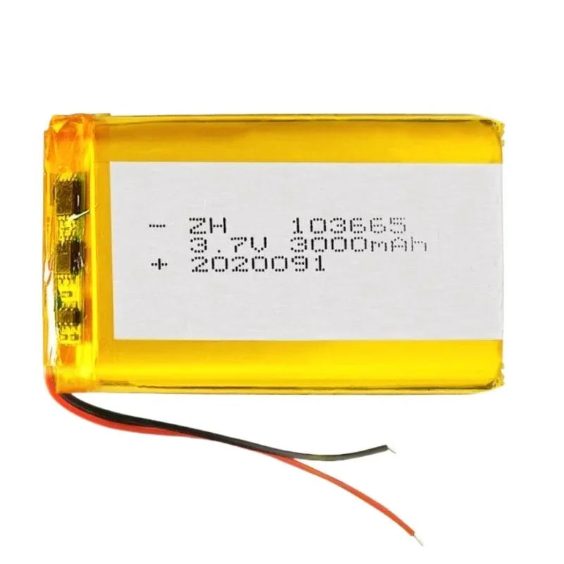 For Open Source Console Miyoo Mini Plus Game Machine Battery Lithium Polymer Battery 103665 3.7V 3000mAh