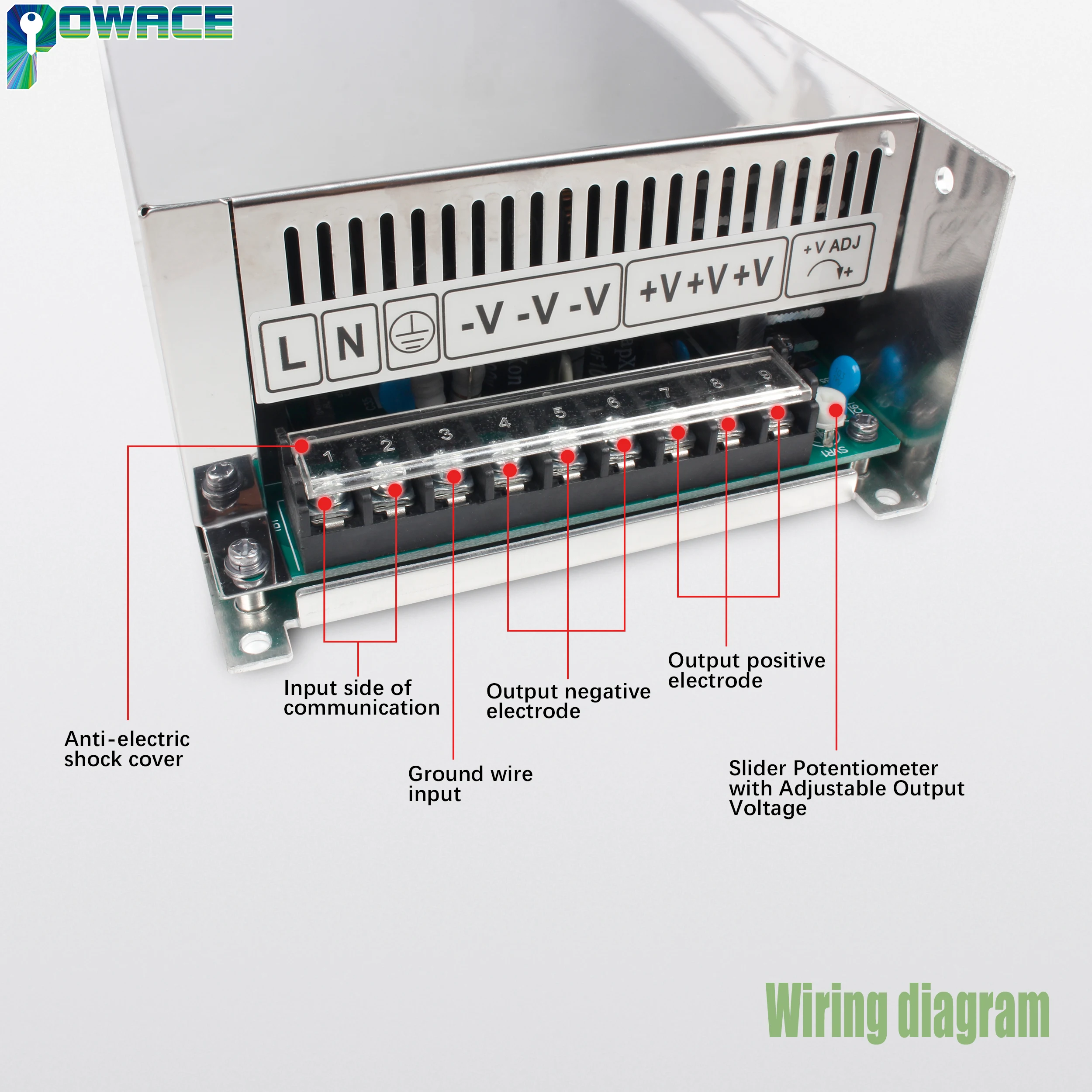 CNC Part 500W DC Switching Power Supply 60V 70V Transformer AC to DC Driver Single Output