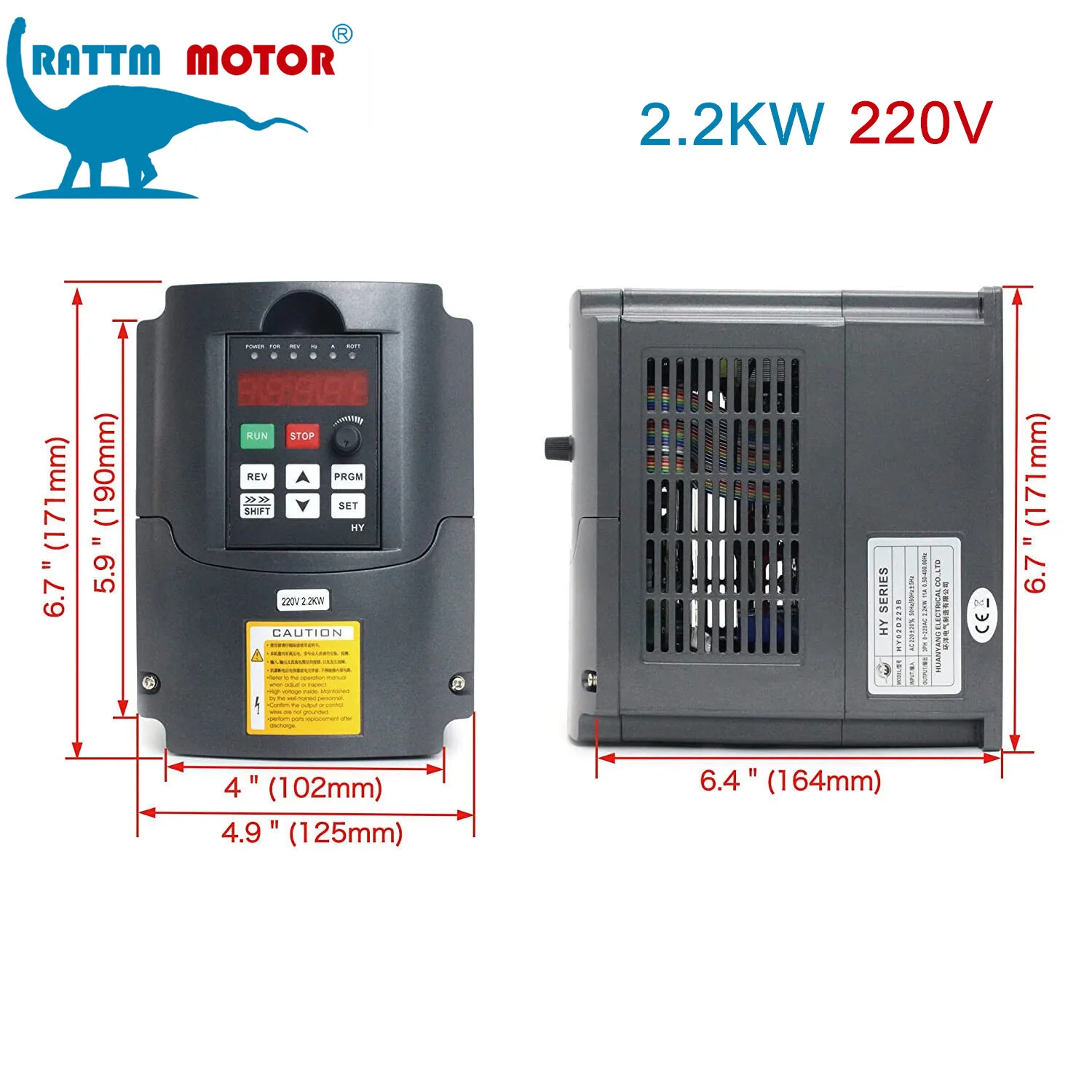 【EU Stock】220V/380V HY Variable Frequency Drive Converter 2.2KW/3KW/4KW 400Hz For CNC Spindle Motor Driver Speed Controller