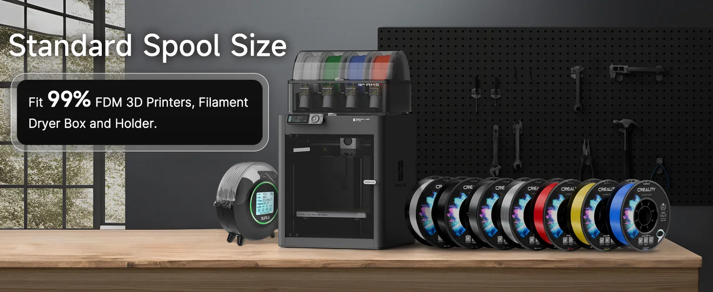 CREALITY CR-PETG Filament 1.75mm 1.0kg Eco-friendly Odorless and Non-toxic High Stability Moisture Resistance for FDM Printers