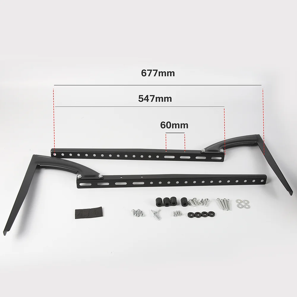 TV Bracket for 32-75 in TV Table Top TV Stand Height Adjustable Universal TVs Screen Monitor Bracket TV Feet
