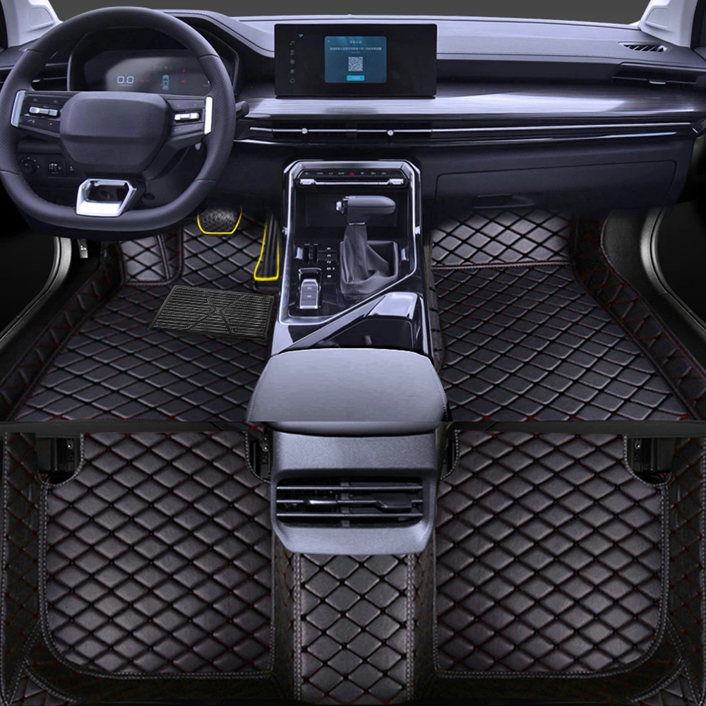 Car Floor Mats for Mitsubishi Eclips Cross 2017-2019 All-Weather Waterproof Interior Details Accessories