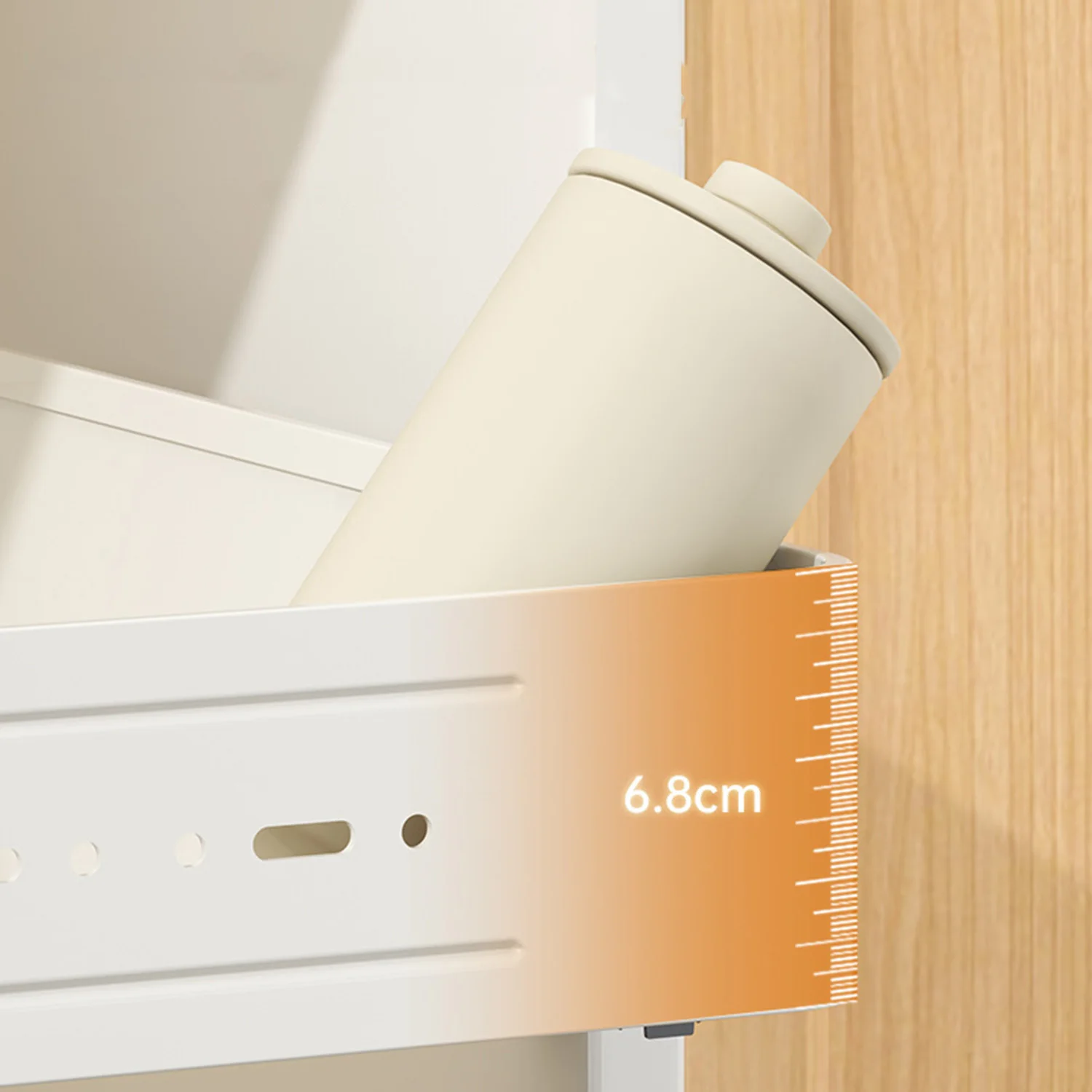 Kitchen Pull Out Cabinet Organizer with Adhesive Expandable Sliding Drawers Storage Tray Seasoning Bottle Spice Storage Rack