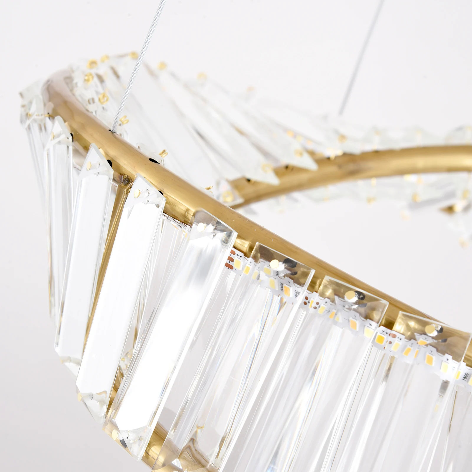 Gold Crystal Ceiling Chandelier Decoration Home Hanging Chandelier Living Room Led Ceiling Lamps Modern Lighting Pendants