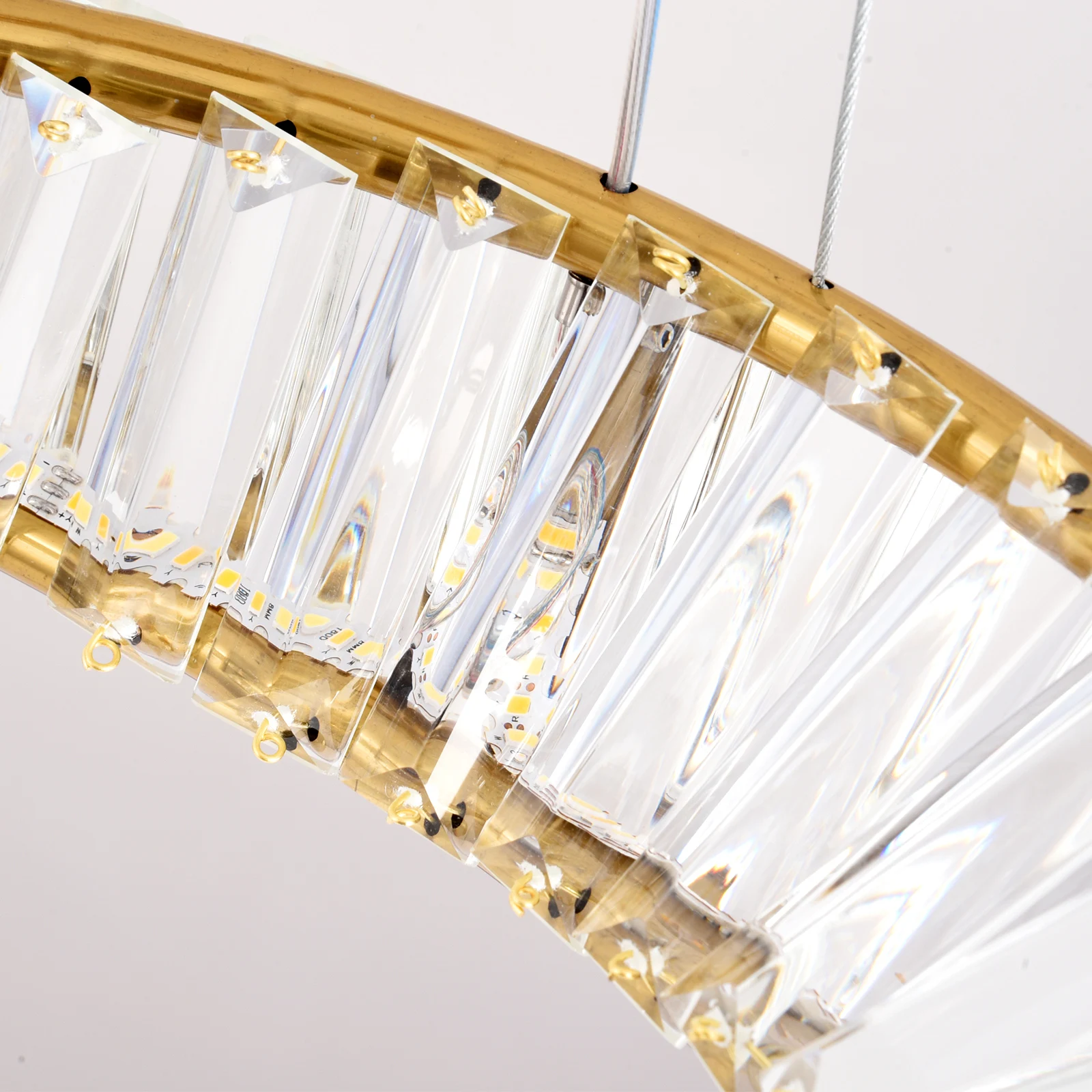 Gold Crystal Ceiling Chandelier Decoration Home Hanging Chandelier Living Room Led Ceiling Lamps Modern Lighting Pendants