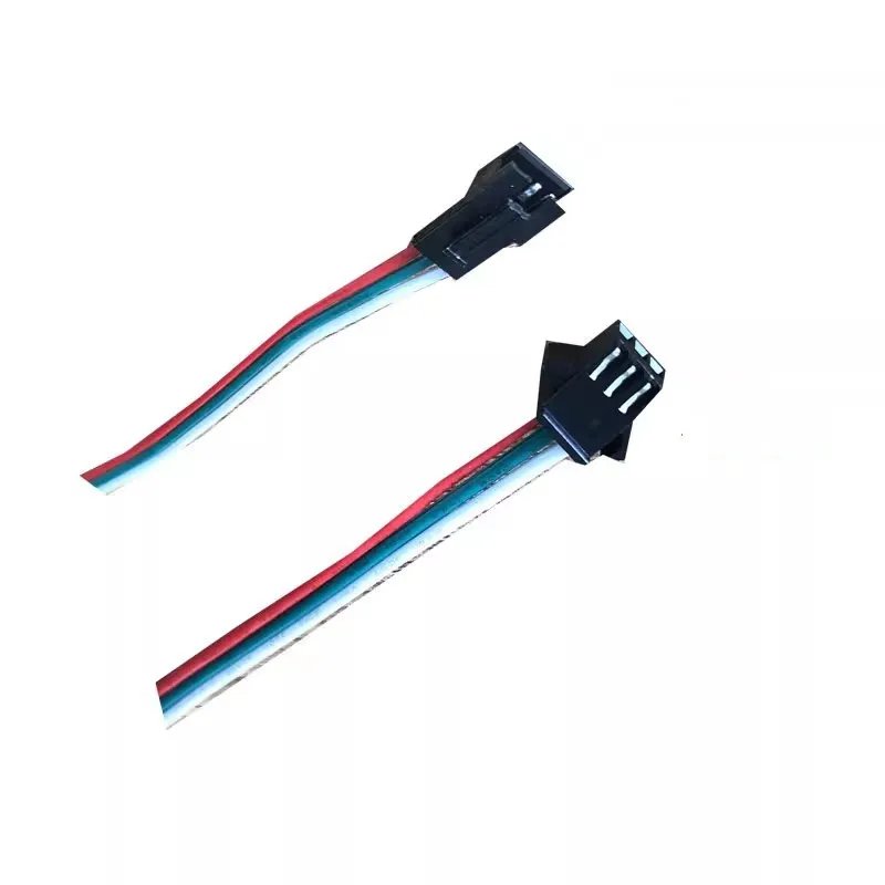 3pin Led Connector JST SM Connector Male female Wire cable for WS2812B WS2811 WS2812 LED Strip smart 5050 RGB Pixels Lights Tape