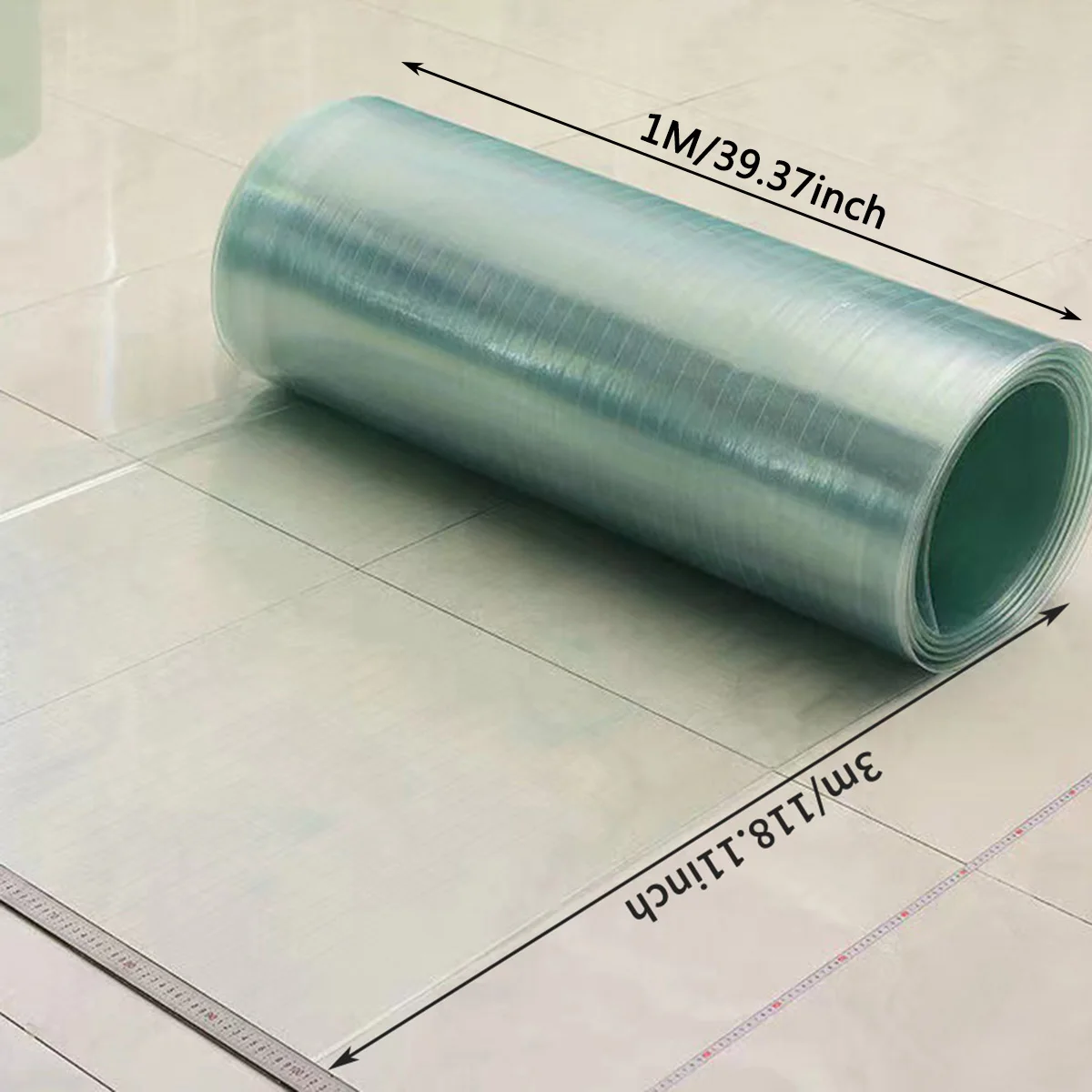 1.2MM FRP Daylighting Flat 1X3M Agricultural Greenhouse Canopy Roof High Daylighting Rate Corrosion Resistance Sunlight Board