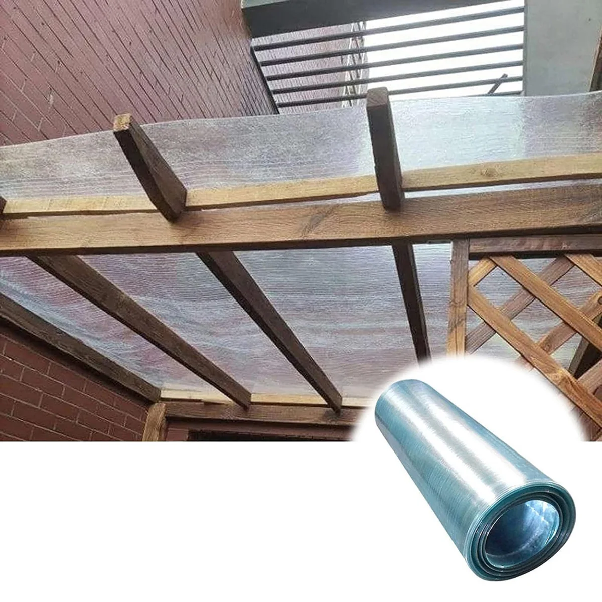 1.2MM FRP Daylighting Flat 1X3M Agricultural Greenhouse Canopy Roof High Daylighting Rate Corrosion Resistance Sunlight Board