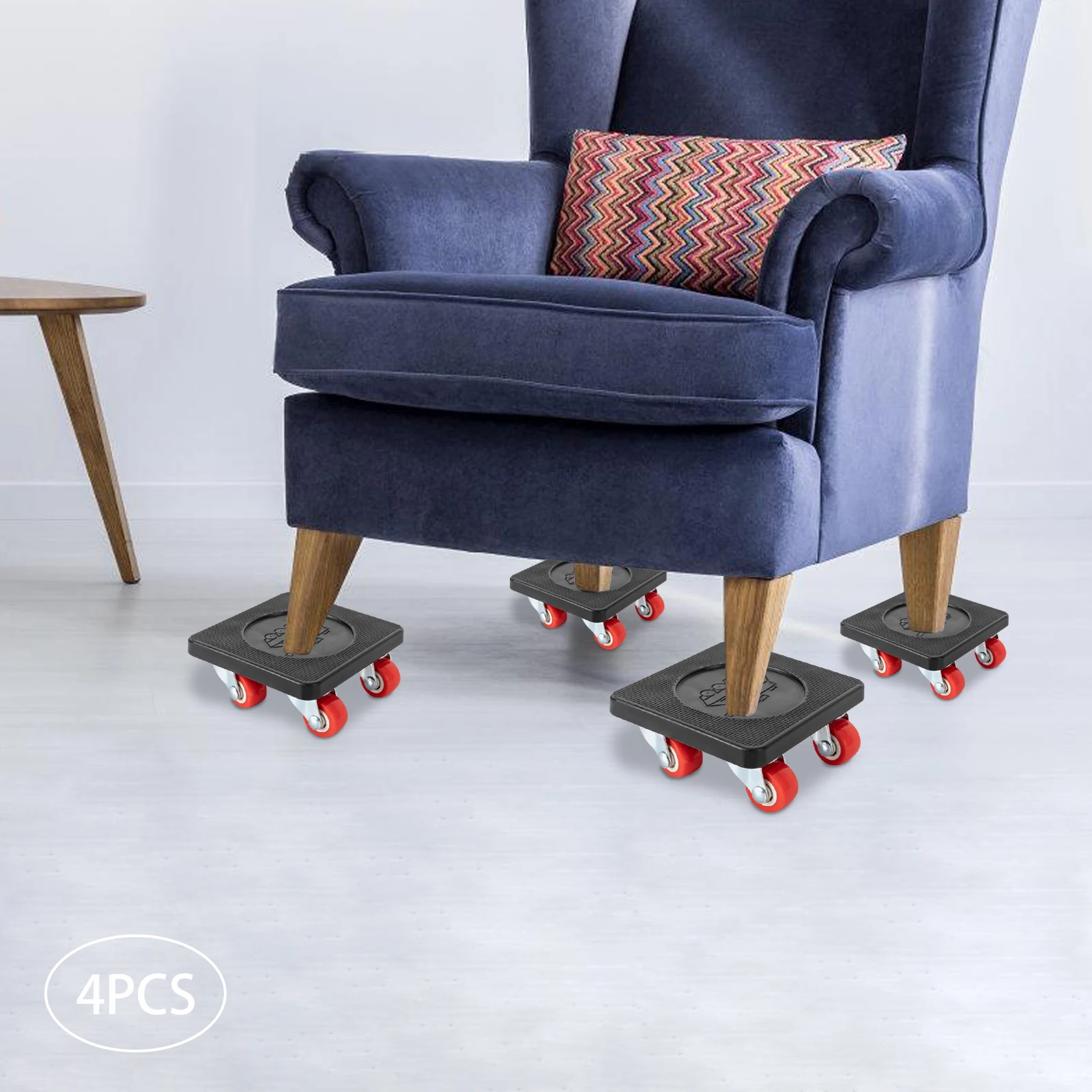 4Pcs Professional Furniture Transport Lifter Tool Set 360° Rotating Stuffs Moving Hand Tools Set Furniture Mover