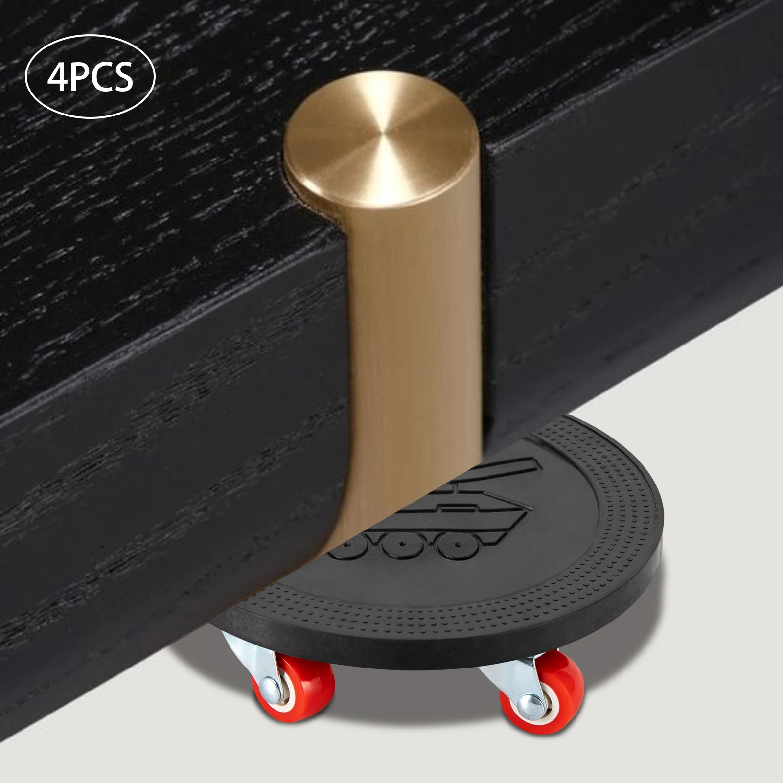 4Pcs Professional Furniture Transport Lifter Tool Set 360° Rotating Stuffs Moving Hand Tools Set Furniture Mover