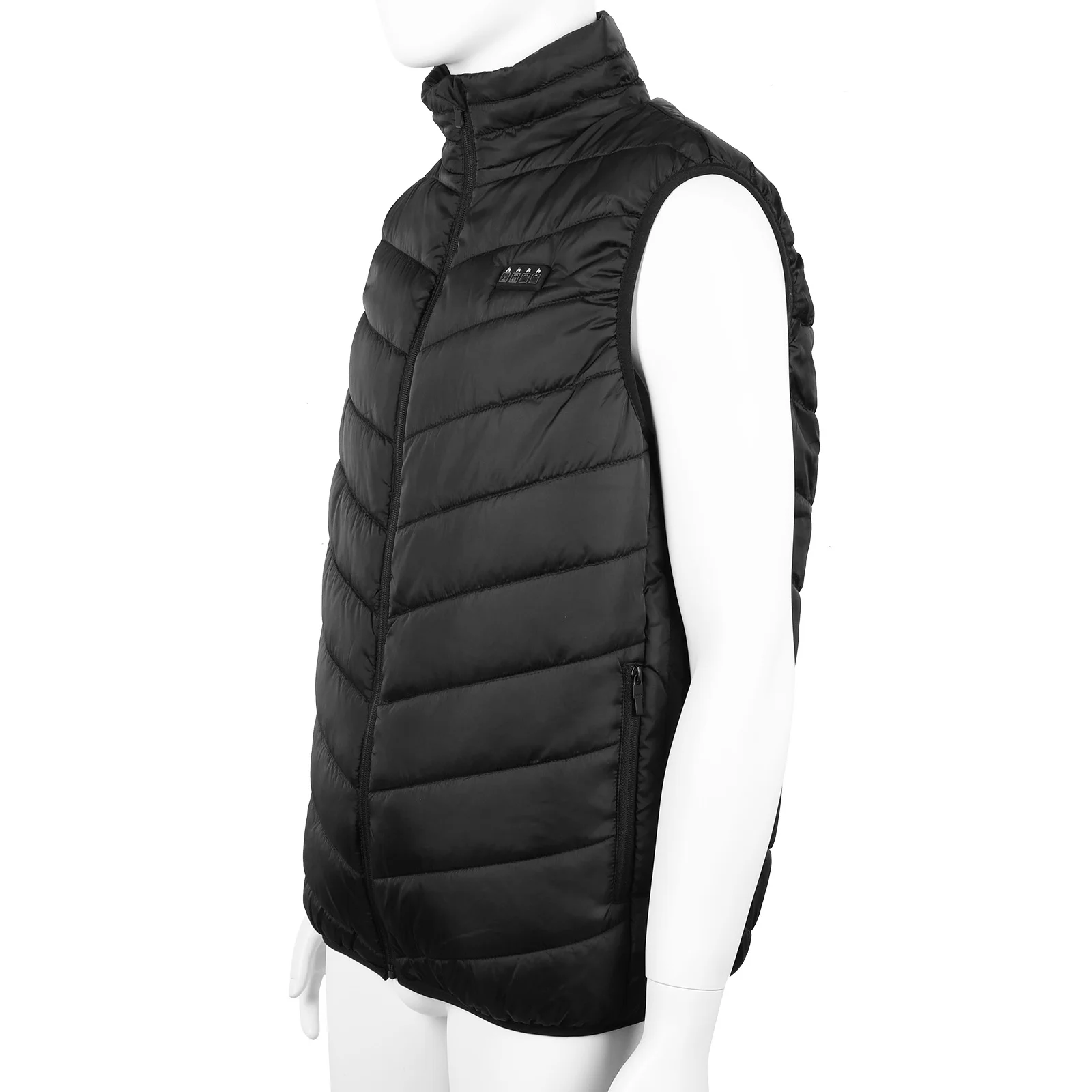 21 Area Heated Vest Thermal Warm Waistcoat Electric Heating Jacket (Black XXL)