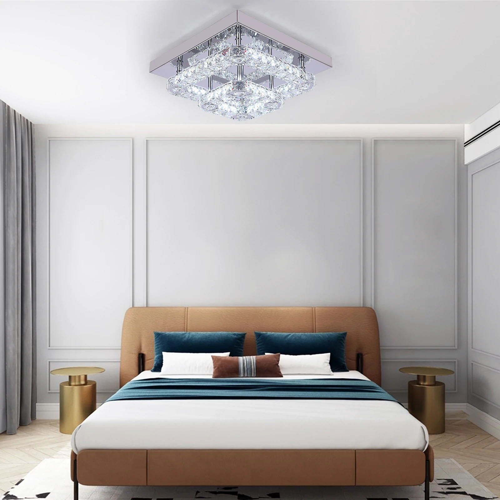 Vetrulus Crystal Chandelier Luxury Living Room Bedroom Ceiling Lights Led Kitchen Light Hanging Lamps Lustre Dining Decorative