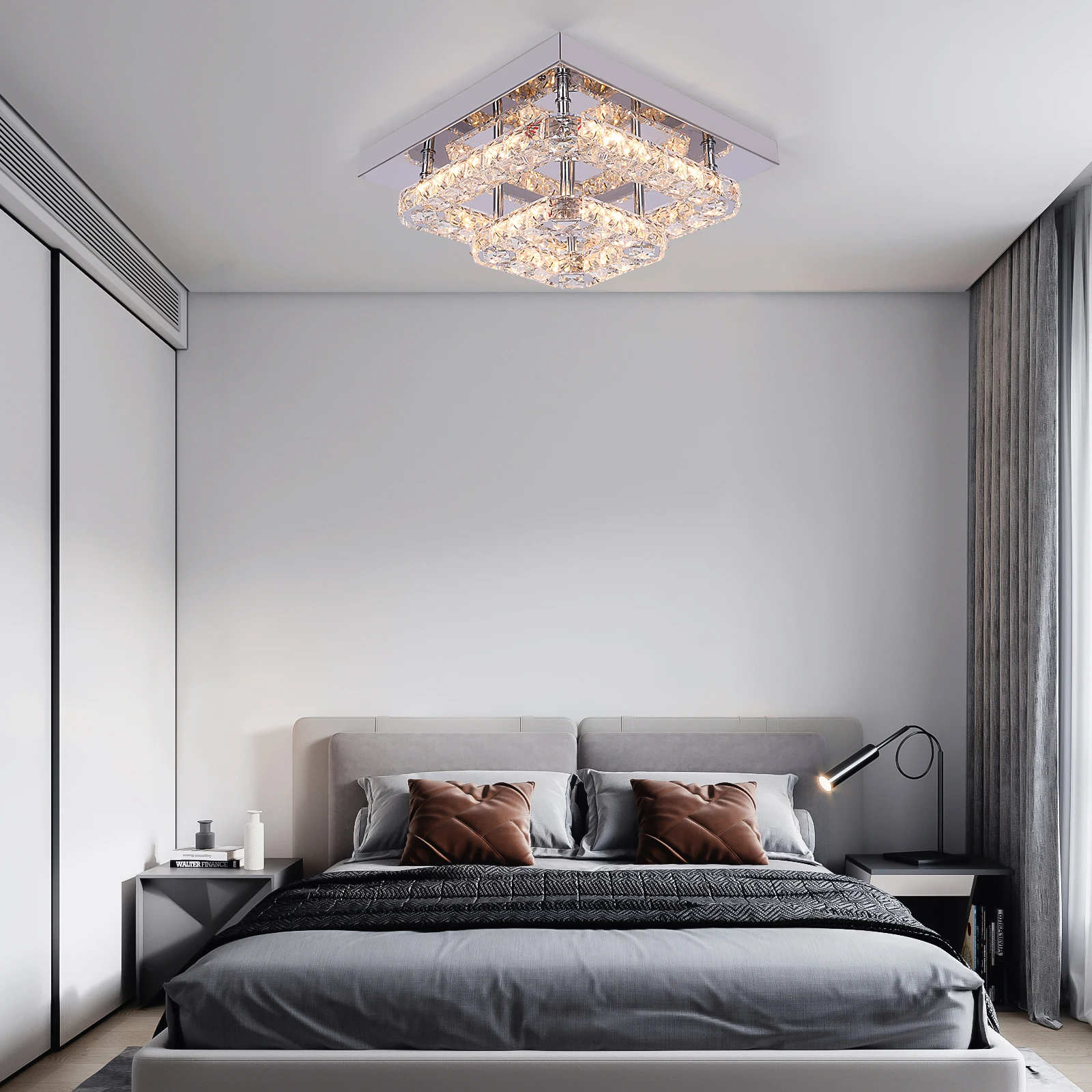 Vetrulus Crystal Chandelier Luxury Living Room Bedroom Ceiling Lights Led Kitchen Light Hanging Lamps Lustre Dining Decorative