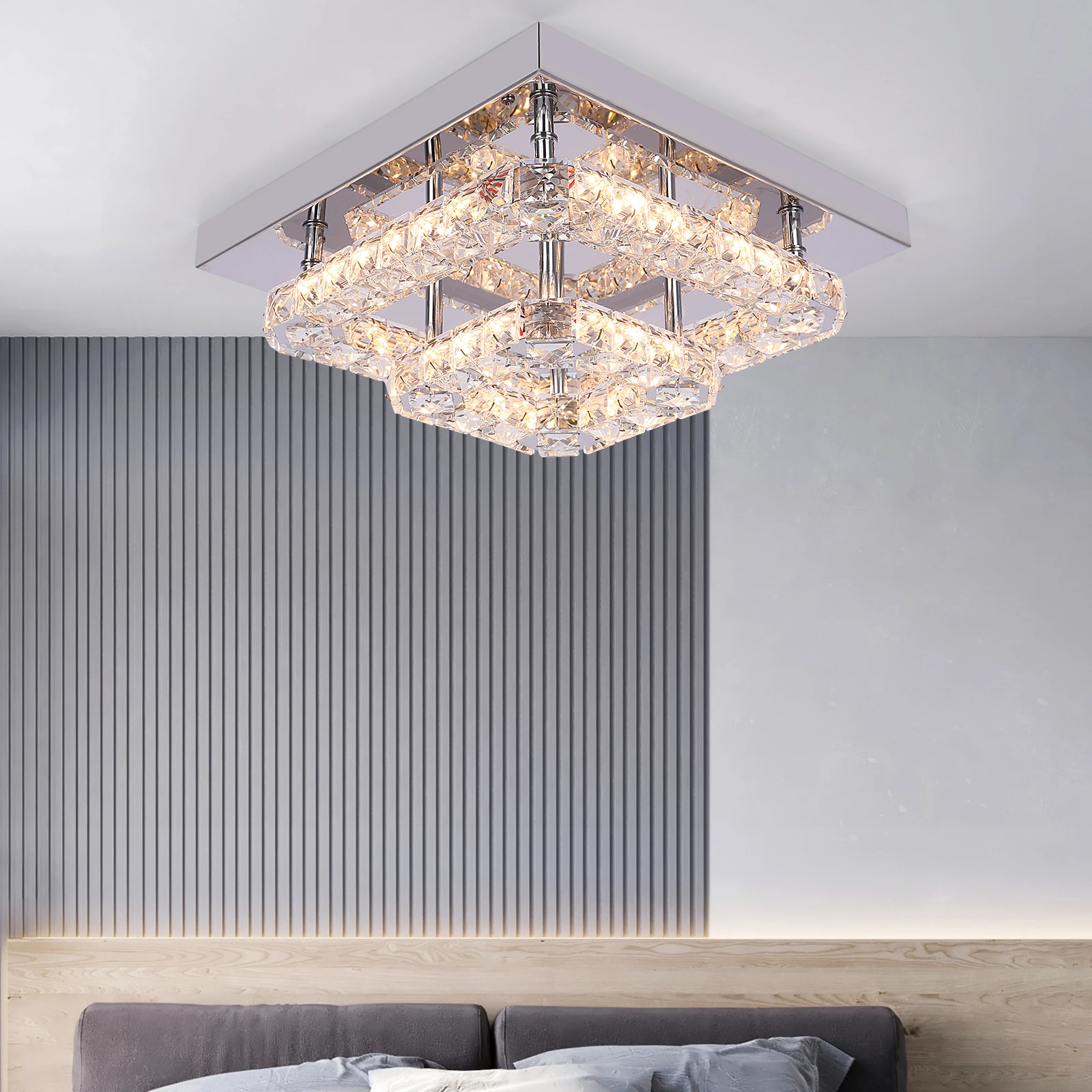 Vetrulus Crystal Chandelier Luxury Living Room Bedroom Ceiling Lights Led Kitchen Light Hanging Lamps Lustre Dining Decorative