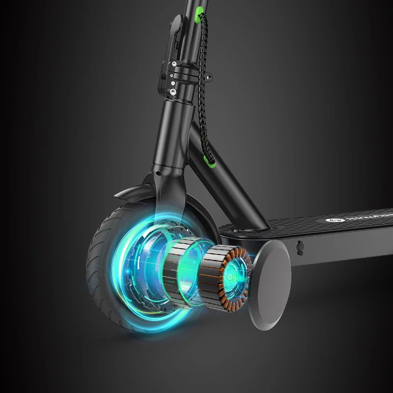 Isinwheel S9 Pro adult E-scooter, 350W motor, 36V 7.5Ah, folding Escooter, 8.5-inch tires, urban Electric scooter
