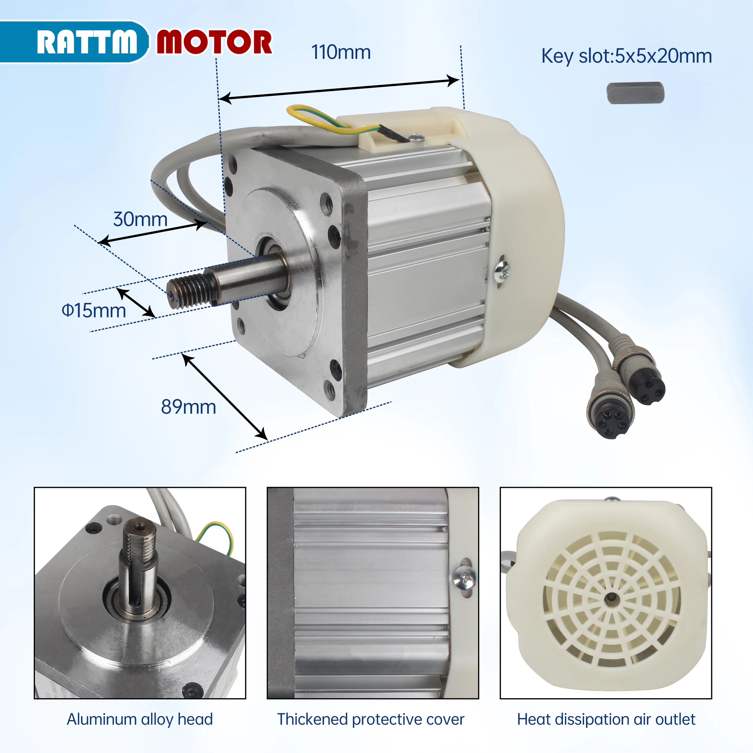 550W 750W 1.1KW 1.5KW 2.2KW AC Brushless Servo Motor 220V With Speed Driver CNC Controller Kit