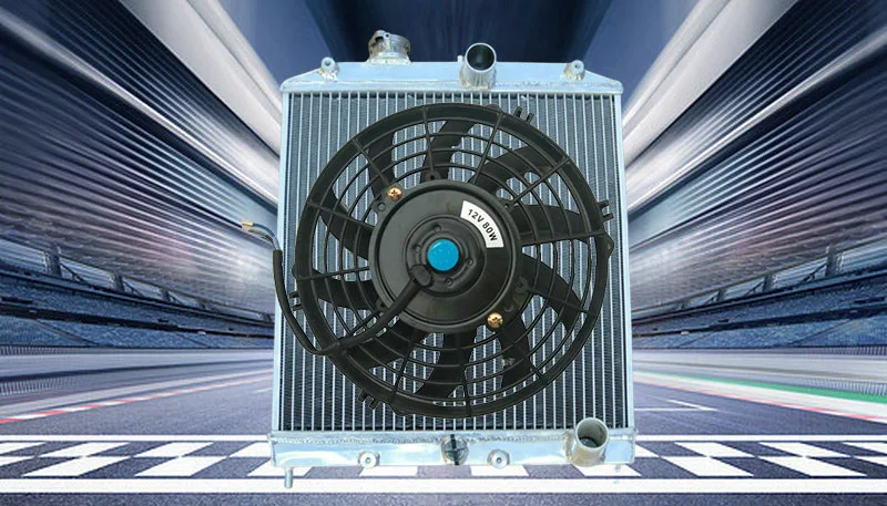 FOR 1992-2000 Honda Civic EG EK B16 B18 Aluminum radiator & fan 1993 1994 1995 1996 1997 1998 1999 2000 92 93 94 95 96 97