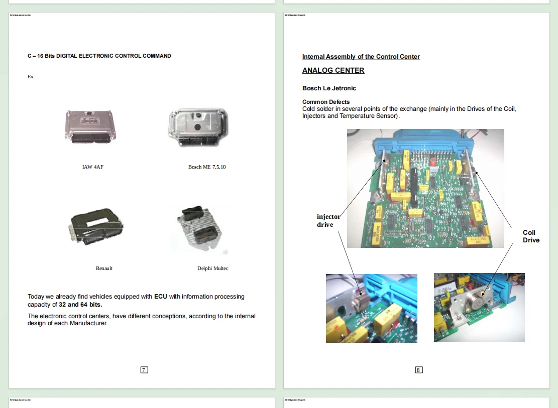 ECU Repair Module Course Study Guide ECU Teaching EPROM TEST Progranm SMD Simulator RESISTORS SOCKET Car Diag Tool File e-book