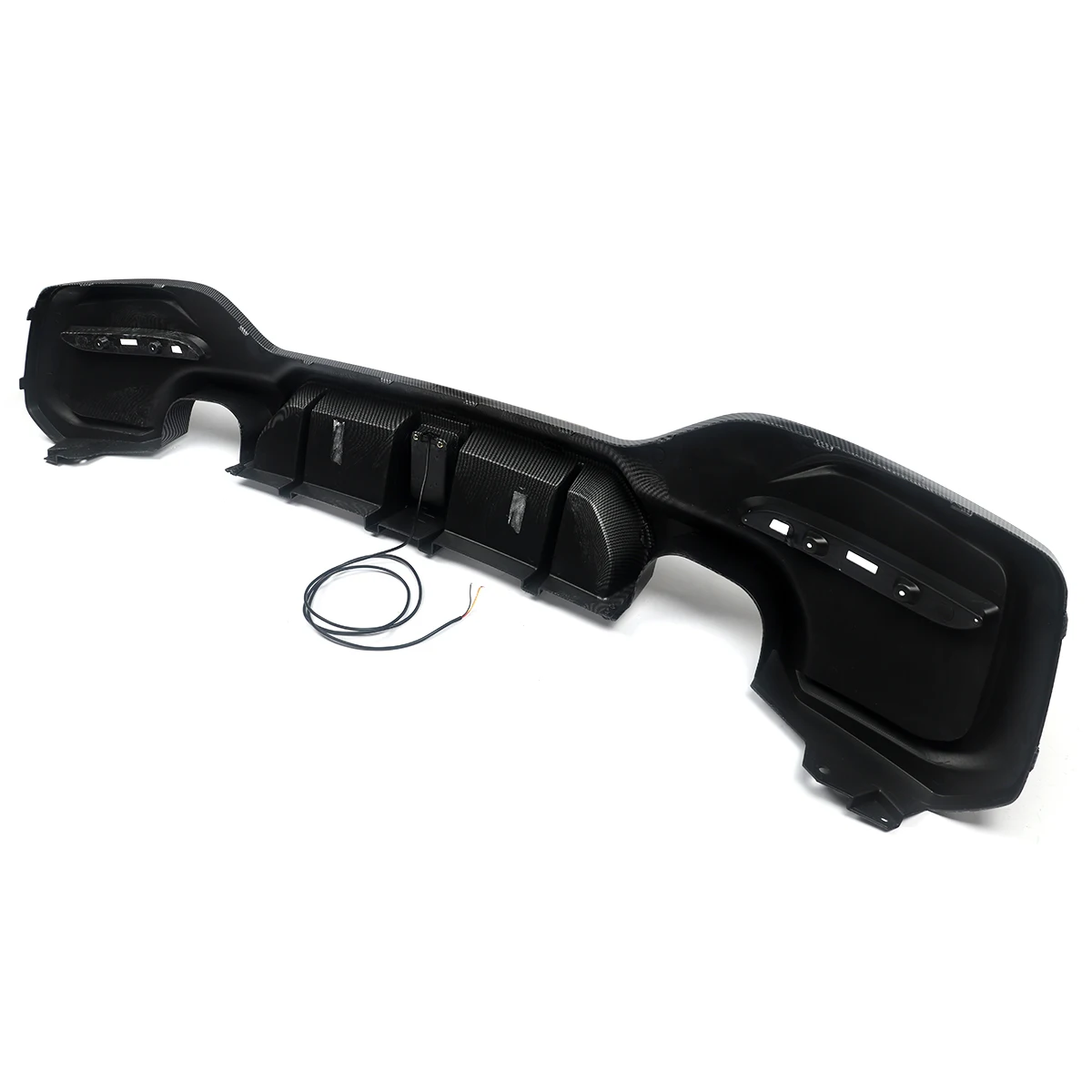 Rear Lip Diffuser Spoiler for BMW 1 Series M Sport F20 F21 M135i M140i 2015-2018 Bumper with Brake Light Gloss Black Accessories
