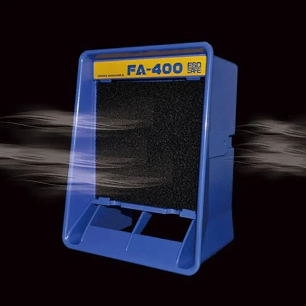 Solder Fume Extractor Remover 30W Soldering Smoke Absorber Fume Extractor Air Filter Fan,Absorbs Up to 80 Percent of The Odors