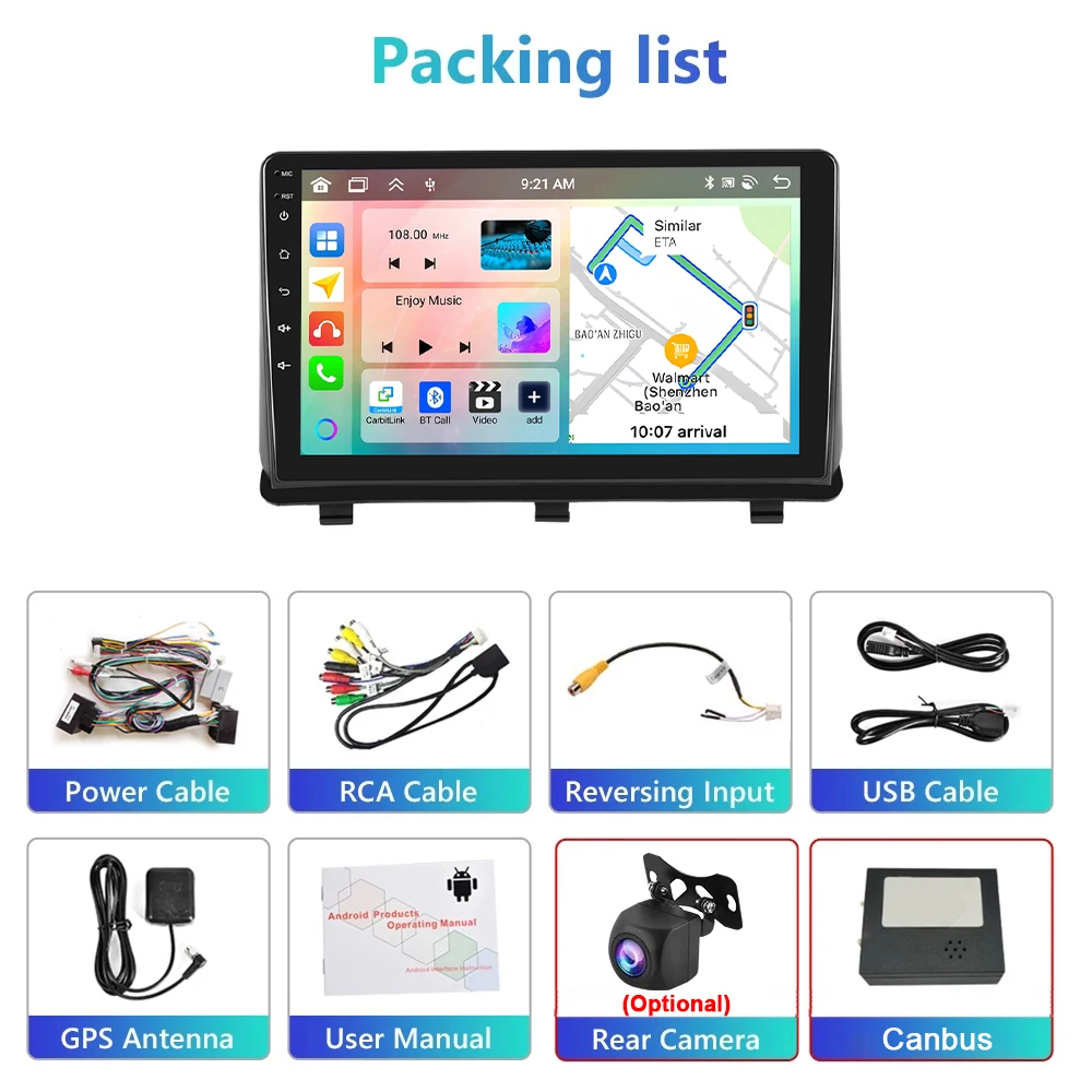 Podofo For Opel Antara 1 2006-2017 Carplay Car Radio Multimedia Video Player Android Autoradio GPS navi Stereo 2din RDS Screen