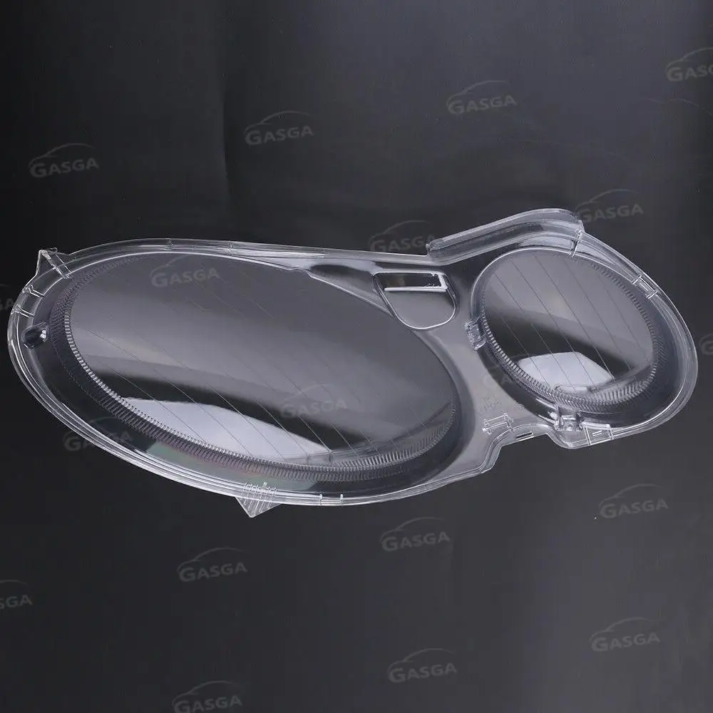 For Benz W211 E240 E200 E350 E280 E300 2002-2008 Car Headlight Glass Car Headlight Lens Glass Cover Lamp Shell Pair