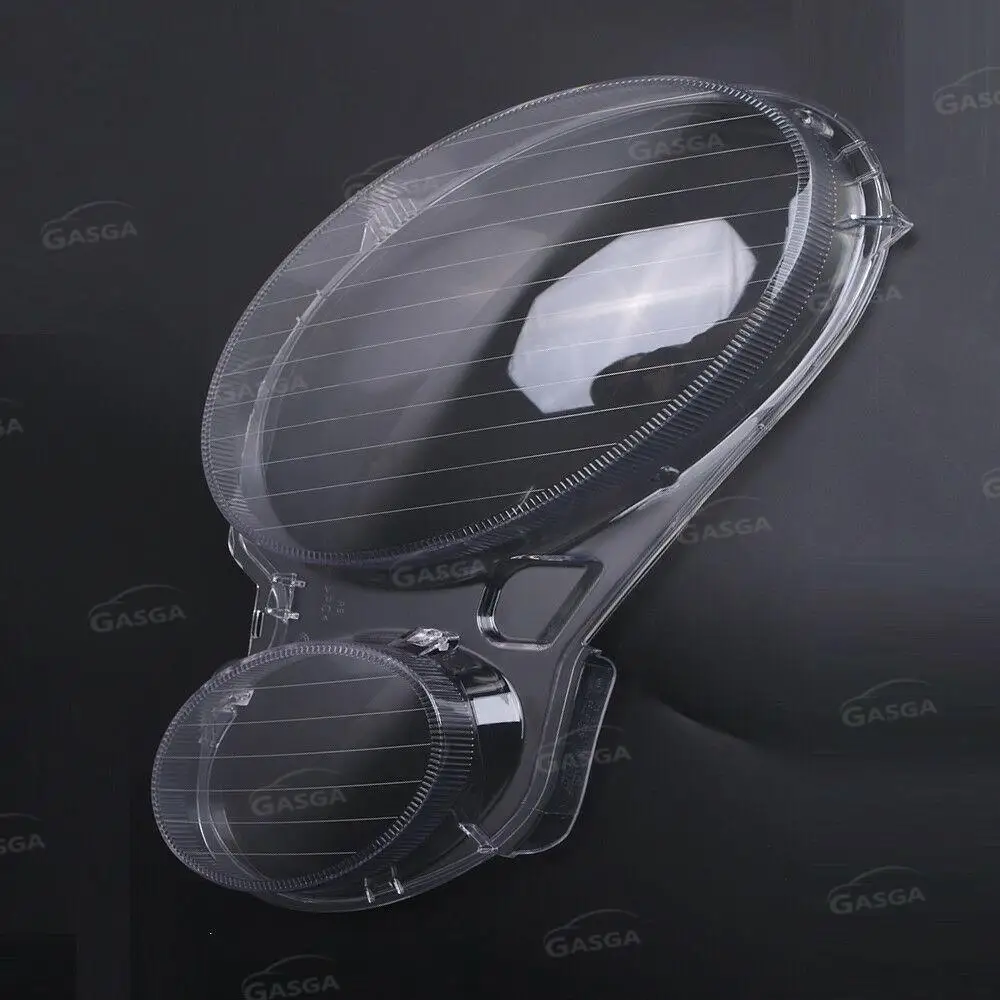 For Benz W211 E240 E200 E350 E280 E300 2002-2008 Car Headlight Glass Car Headlight Lens Glass Cover Lamp Shell Pair
