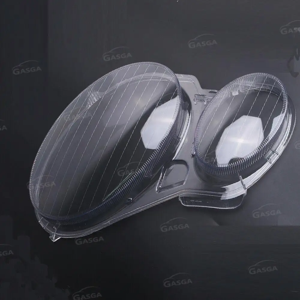 For Benz W211 E240 E200 E350 E280 E300 2002-2008 Car Headlight Glass Car Headlight Lens Glass Cover Lamp Shell Pair
