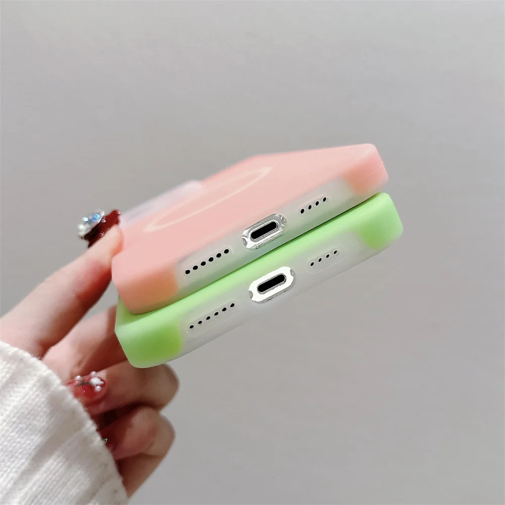 Luxury Jelly Liquid Silicone Magnetic For Magsafe Case For iPhone 17 Air 11 14 13 12 15 17 Pro Max 16Plus Shockproof Matte Cover