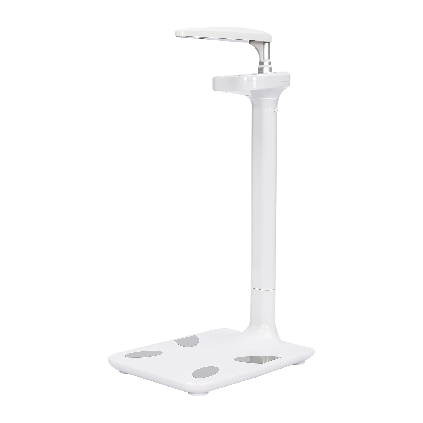 White Aluminum Digital Medical Scale,Ultrasonic Height and Weight Scale Body Fat Measuring Instrument for Hospitals,Home