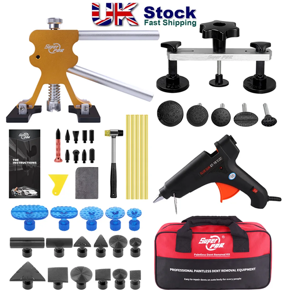 Professional Dent Repair Tools Kits,Paintless Puller Dent Auto Dent Removal Kits Shipping from UK