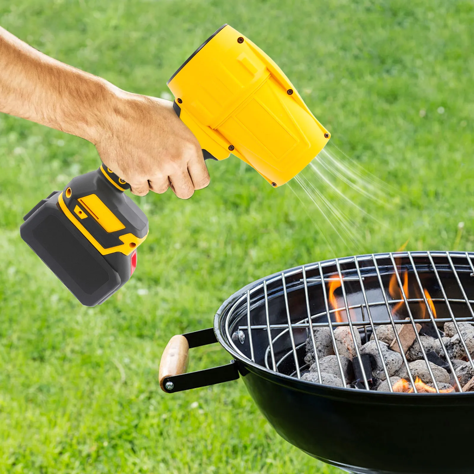Leaf Blower, Superior Performance Efficient Heat Dissipation for Family Courtyard Balcony Terrace Fallen Leave Dust