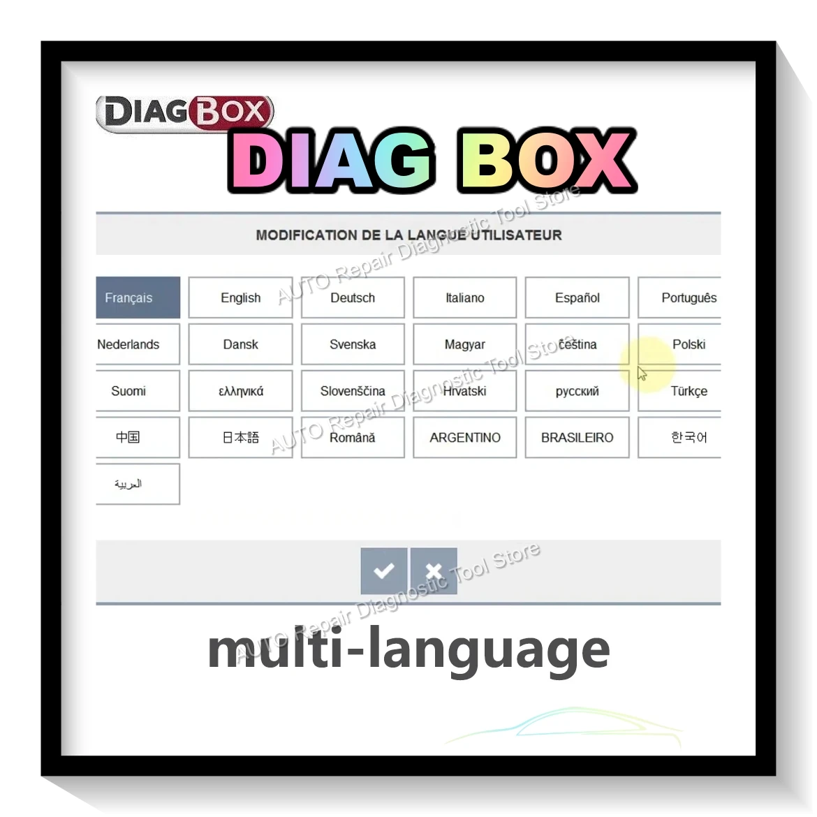 Automotive Car Tools Diagbox V9.91 V9.68 V9.129 Full Update For Lexia3 PP2000 For Car Diagnostic Software