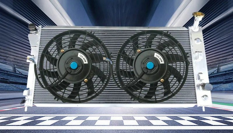 For Buick Century / Regal & Chevrolet Impala / Monte Carlo 3.1L/3.4 L/3.8L V6 Aluminum Radiator & Fans AT/MT 2000-2005 00 01 02