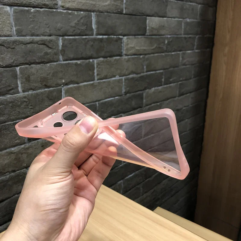 Meiyan Transparent Lens Film Case For MOTO Edge 50Pro Ultra Motorola Edge 50 Neo G34 G32 G35 G54 G24 G85 Soft Silicone Cover