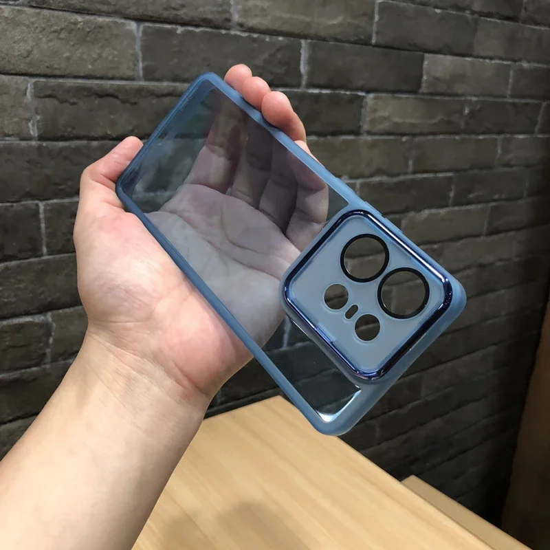 Meiyan Transparent Lens Film Case For MOTO Edge 50Pro Ultra Motorola Edge 50 Neo G34 G32 G35 G54 G24 G85 Soft Silicone Cover
