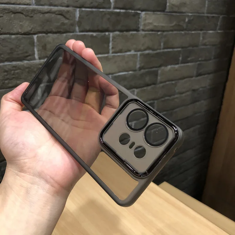 Meiyan Transparent Lens Film Case For MOTO Edge 50Pro Ultra Motorola Edge 50 Neo G34 G32 G35 G54 G24 G85 Soft Silicone Cover